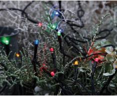Star 498-11 Guirlande Lumineuse 40 LEDs Multicolore Câble Noir 10 m