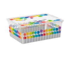 Kis 8408000 2060 01 C Box Style Colours Arty Boîte de Rangement Plastique Multicolore 11 L