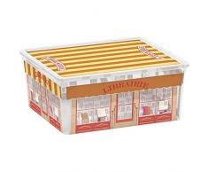 Kis 8409000 1842 01 C Box Style Boutiques Boîte de Rangement Plastique Multicolore 18 L