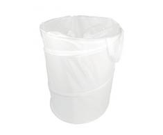 Premier Housewares 1900827 Panier à Linge Pliable/Panier de Rangement Jouets en Polyester Blanc