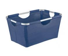 Wenko 3460003100 Solo Panier à Linge Bleu 58 x 38 x 2 cm