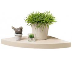 ModulHome 6RAN795TA Etagère Flottante Panneau/MDF Taupe 25 x 25 x 3,4 cm