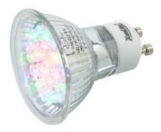 Xanlite ALG21RVB Ampoule 21 LEDs Change RVB 1,4 W GU10 Transparent