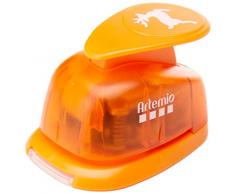 Artemio VIHCP287 Perforatrice à Levier Moyenne Renne Plastique Multicolore 8,5 x 5 x 12 cm