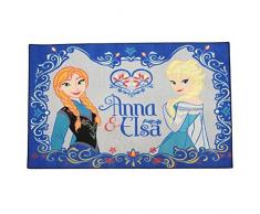 Associated Weavers 621915 Tapis Motif la Reine des Neiges Polyamide Bleu 133 x 2 x 95 cm