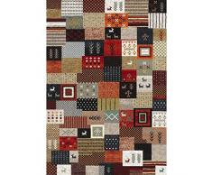 NAZAR 816110 Ethno 816 Tapis Ethnique à motif Matériel Synthétique Multicolore 150 x 80 cm