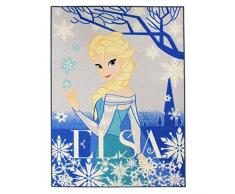 Associated Weavers 621918 Tapis La Reine des Neiges Elsa Polyamide Bleu 133 x 2 x 95 cm