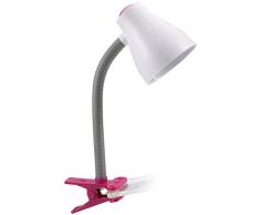Ranex 1001167 Lampe de Bureau à Pince sans Ampoule Rouge
