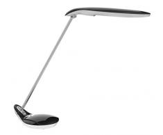 Alba FLUOPOP2 N Lampe de Bureau Fluorescente / Noir 32 x 16 x 57 cm