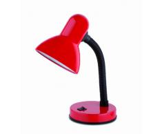 Sam Lampe De Bureau Rouge 1L E27 40W