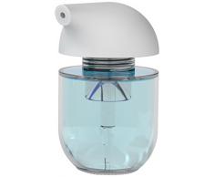 Silicone Zone 140832 Distributeur de Savon Plastique Blanc