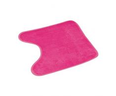 Douceur dInterieur 6GMB268FU Vitamine Tapis Contour de WC Uni Polyester Fuchsia 45 x 45 x 1 cm