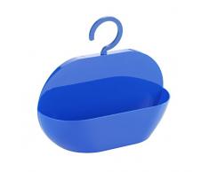 Wenko 22136100 Candy Caddy de Douche Panier de Rangement Plastique Bleu 26 x 9 x 23 cm