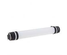 Xanlite ST100 Tube Rotatif 24 LED Display Noir/Gris 247 x 36 x 40 mm