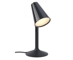 Lirio 4350093li Lampe de lecture, intégré, aluminium, noir, 18 x 20 x 34,3 cm