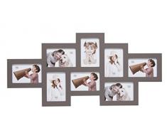 Deknudt Frames S65SW9 Cadre Multi Photos 8 Ouvertures Taupe 10 X 15 cm