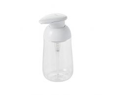 Oxo 13146600MLNYK Distributeur de savon Acier Inoxydable/Polypropylène/Silicone Blanc 7,62 x 8,89 x 15,49 cm