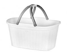 Stefanplast Elegance Panier à Linge avec Poignées, Plastique Coloris aléatoire
