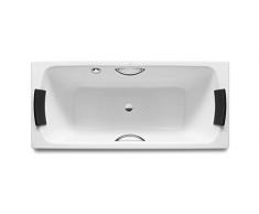 Roca A221250001 St-Bt-1800 x 800 x 440 C A acrylique Blanc/baignoire baignoire en acier-Lun Plus-baignoire en acier