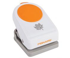 Fiskars 2395 Perforatrice Motif Ajouré Feuille Blanc