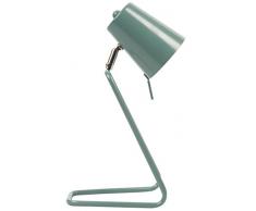 Leitmotiv LM1189 Lampe de Table Z Métal 25 W E27 Bleu