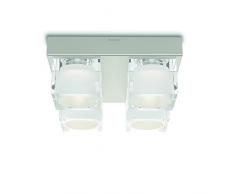 Philips Plafonnier LED Chrome Tibris Luminaire dintérieur