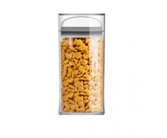 Prepara 3042-FR Evak Boîte de Rangement Haute Plastique Blanc/Transparent 26,6 x 11,81 x 11,81 cm