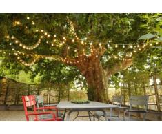 GUIRLANDE LUMINEUSE B22 10 LAMPES LED MULTICOLORE REMPLACABLES