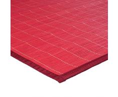 MonBeauTapis 165242 Bali Chic Tapis Bambou Rouge 230 x 160 cm