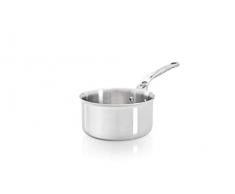 De Buyer 3706.18 Affinity Casserole - Multicouche Inox - Queue Fonte dInox - Diamètre 18 cm