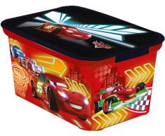 Curver 217727 Déco Amsterdam Cars Boîte de Rangement Polypropylène Rouge 30 x 21 x 15 cm