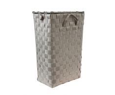 Equipstore 32673 Panier à Linge Polypropylène Tressé Taupe 22 x 70 x 57 cm