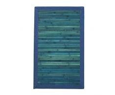 MonBeauTapis 457233 Solo Tapis Bambou Bleu 75 x 45 cm