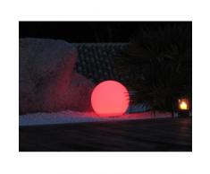 Lumisky 303124 Contemporain Boule Sphère Lumineuse + Télécommande avec LED à Économie dÉnergie Polyéthylène Epais Multicolore 40 x 40 x 40 cm