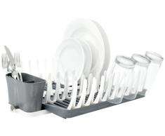 Full Circle FC12401-BG Smart Rack Égouttoir à Vaisselle Pliant Plastique Multicolore