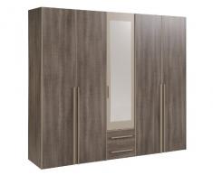 Parisot 3410A5PT Armoire - Alix A5Pt Reglisse / Mastic Bois