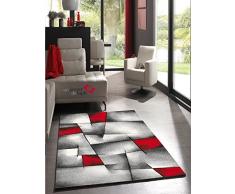 Un Amour de Tapis 30049 Brillance Ultimate Tapis de Salon Moderne Polypropylène Rouge 200 x 290 cm