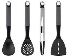 Joseph Joseph - Coffret de 4 Ustensiles de Cuisine Elevate - Gris et Inox