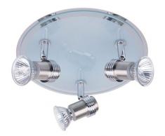 P.Neuhaus 6703-55 Plafonniers de Spots Centra GZ10 3 X 35W Acier