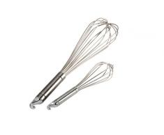 De Buyer 2604.25N Fouet de Cuisine Professionnel tout inox - L. 25 cm
