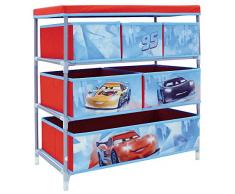 Fun House 712514 Disney Cars Etagère de Rangement avec 6 Casiers pour Chambre dEnfant