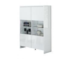 Bali 21750201 Vitrine avec 2 Portes Blanc 45 x 105 x 161 cm