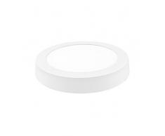 Davled 23427 Plafonnier LED avec surface en aluminium blanc, 18 W, lumière froide