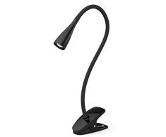 Ranex 1001125 Lampe de Bureau LED Ã Pince Noir