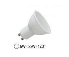 Vision-EL Spot Led 6W (55W) GU10 120° Blanc jour