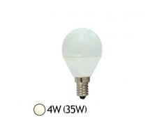 Vision-EL Ampoule Led 4W (35W) E14 Boule opaque - Blanc jour 4000K