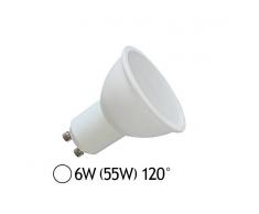 Vision-EL Spot Led 6W (55W) GU10 120° Blanc jour