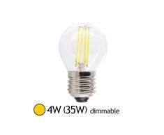 Vision-EL Ampoule Led 4W (35W) E27 Dimmable Filament Bulb claire Blanc chaud 2700°K
