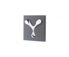Porte manteau design gris Quick,