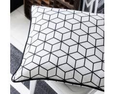 Coussin Cubi 3D Silver,